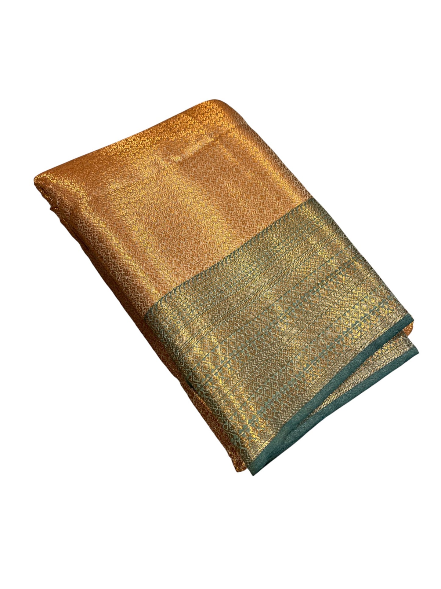 Southloom Premium Semi Silk Zari Work Brocade Saree in Bridal Peach with Matching Pallu