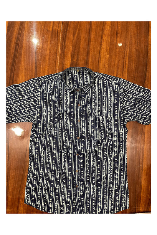 Southloom Jaipur Pure Cotton  Printed Shirt For Men (Medium)