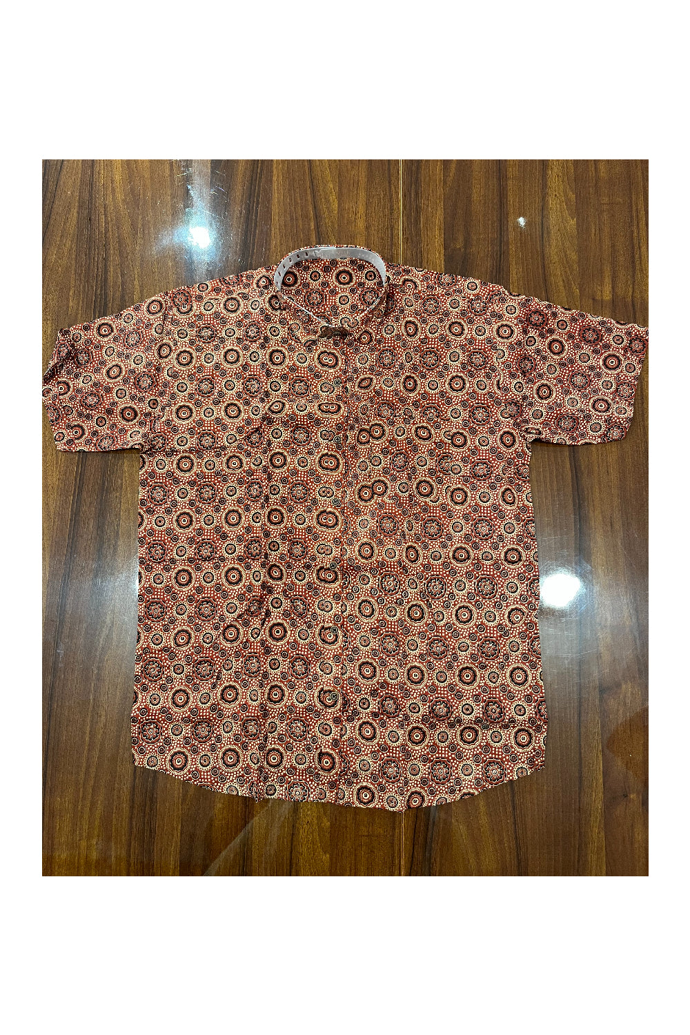 Southloom Jaipur Pure Cotton Printed Shirt For Men (XL)