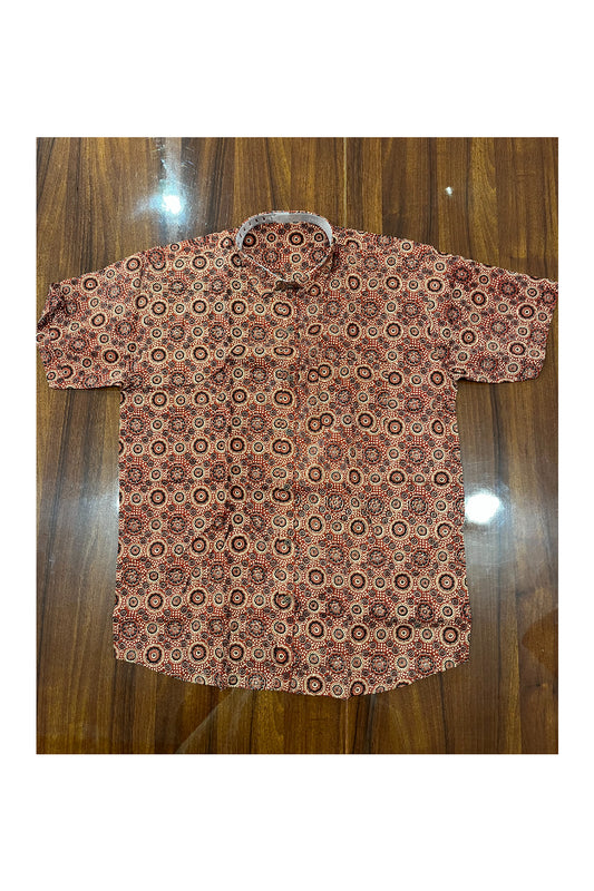 Southloom Jaipur Pure Cotton Printed Shirt For Men (XL)