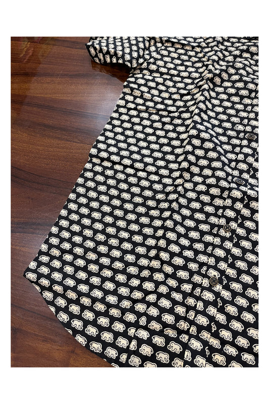 Southloom Jaipur Pure Cotton Printed Shirt For Men (Medium)