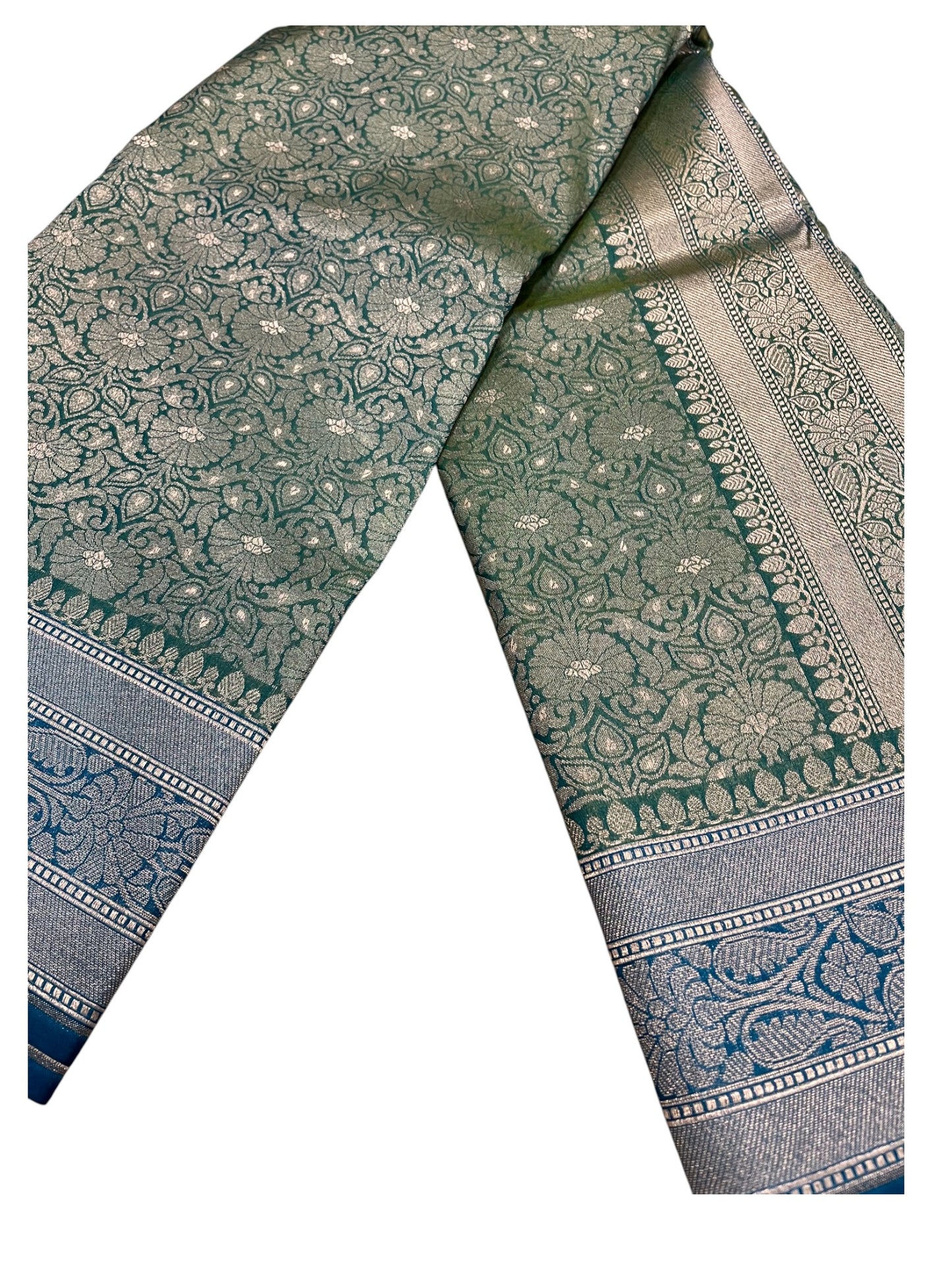 Southloom  Banarasi Silk Saree with Woven Work on Body and Borders