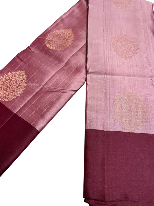 Southloom Pure Handloom Kanchipuram Silk Saree with Butta Work