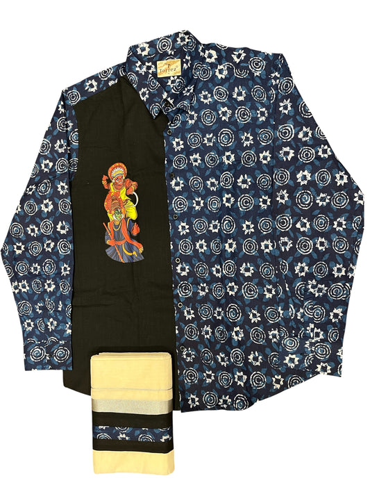 Southloom Stylish & Classy Budget Combo Shirt + Mundu for Men
