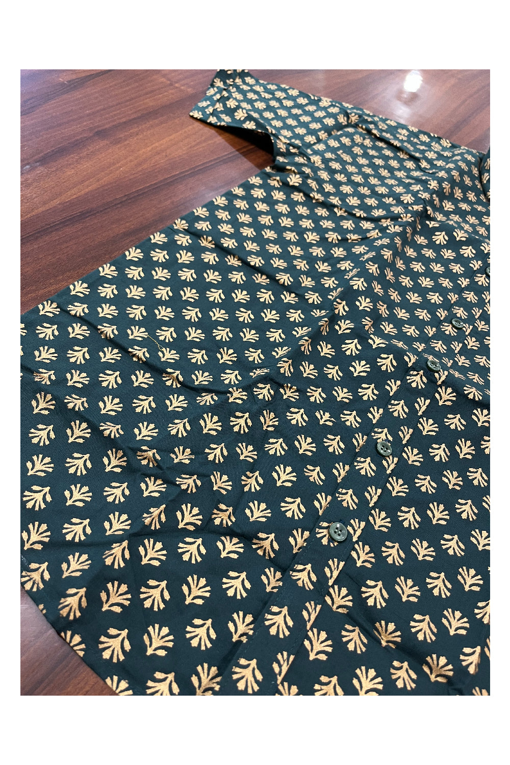 Southloom Jaipur Pure Cotton Printed Shirt For Men (Medium)