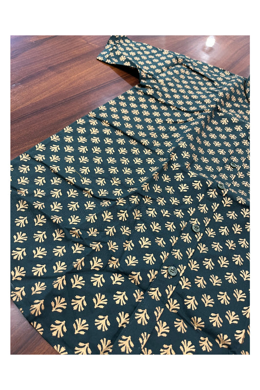 Southloom Jaipur Pure Cotton Printed Shirt For Men (Medium)