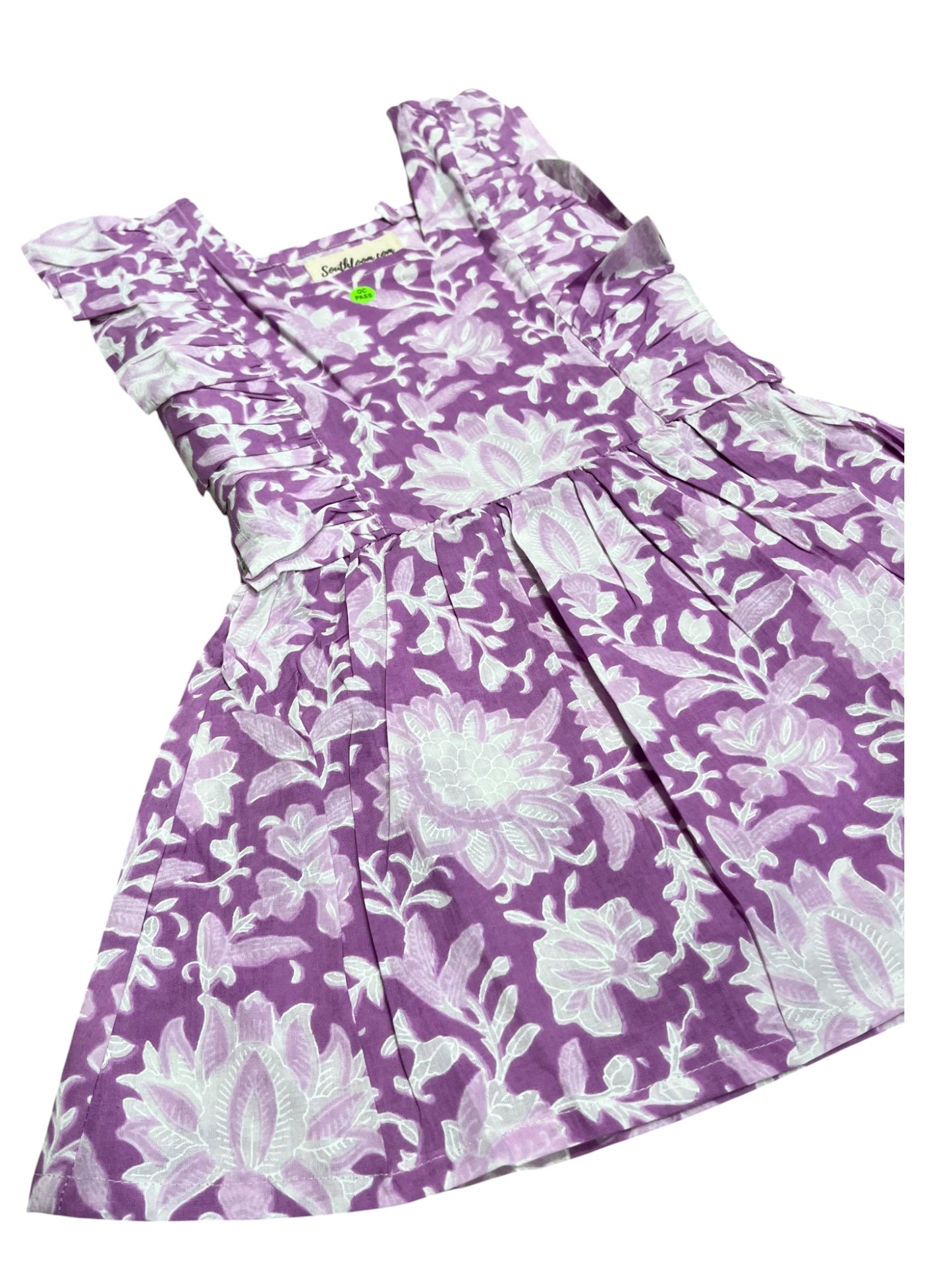 Southloom Pure Cotton Jaipur Printed Frocks for Girls (Age 1-2)