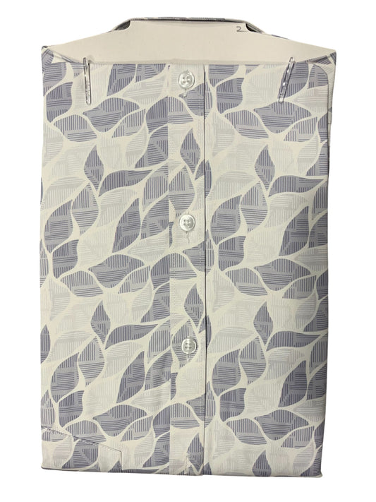 Southloom Pure Cotton Blue Printed Shirt (40 HS)