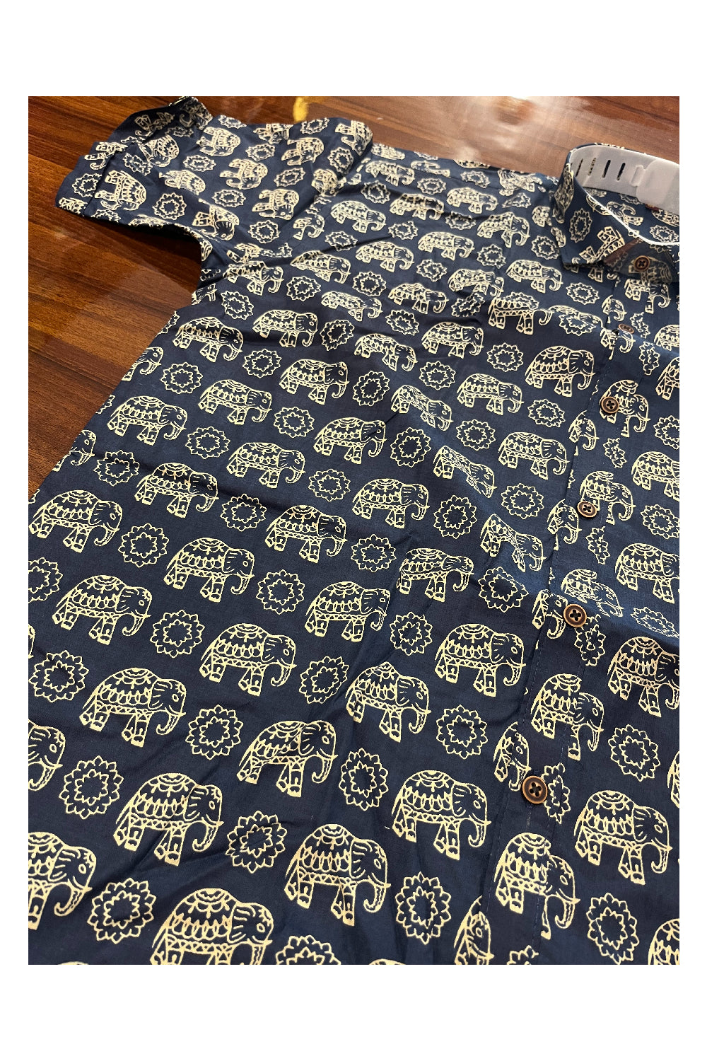 Southloom Jaipur Pure Cotton Printed Shirt For Men (XL)