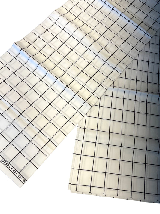 Southloom Off White Single Mundu With Check Design / Otta Mundu / Lungi (South Indian Kerala Dhoti)