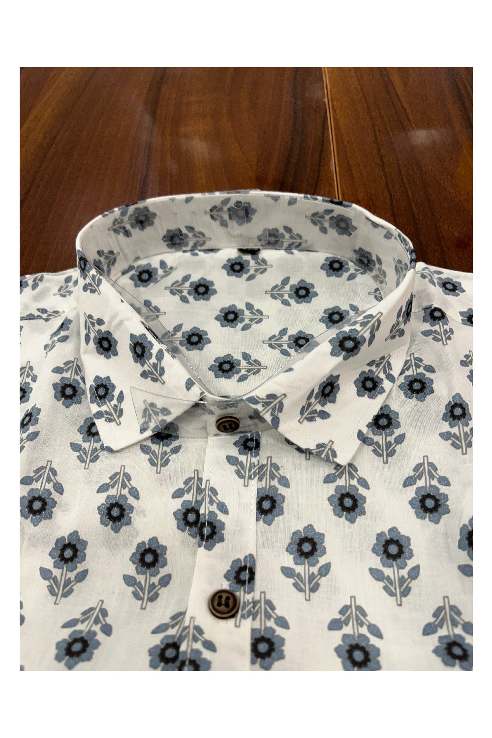 Southloom Jaipur Pure Cotton Printed Shirt For Men (5XL)