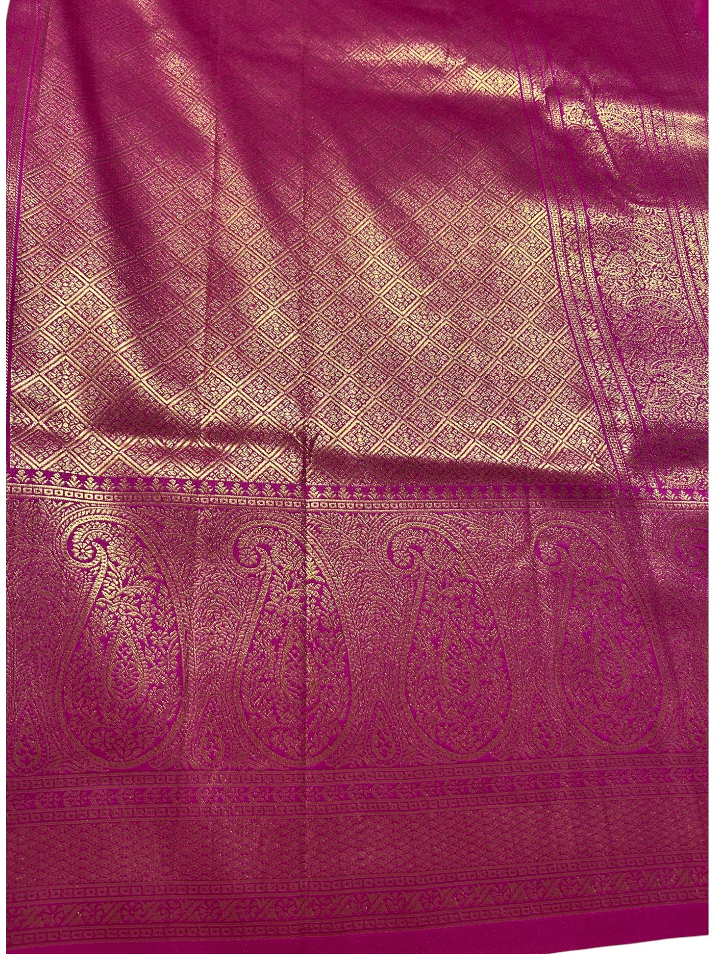 Southloom Semi Silk Saree with Woven Work on Body and Borders