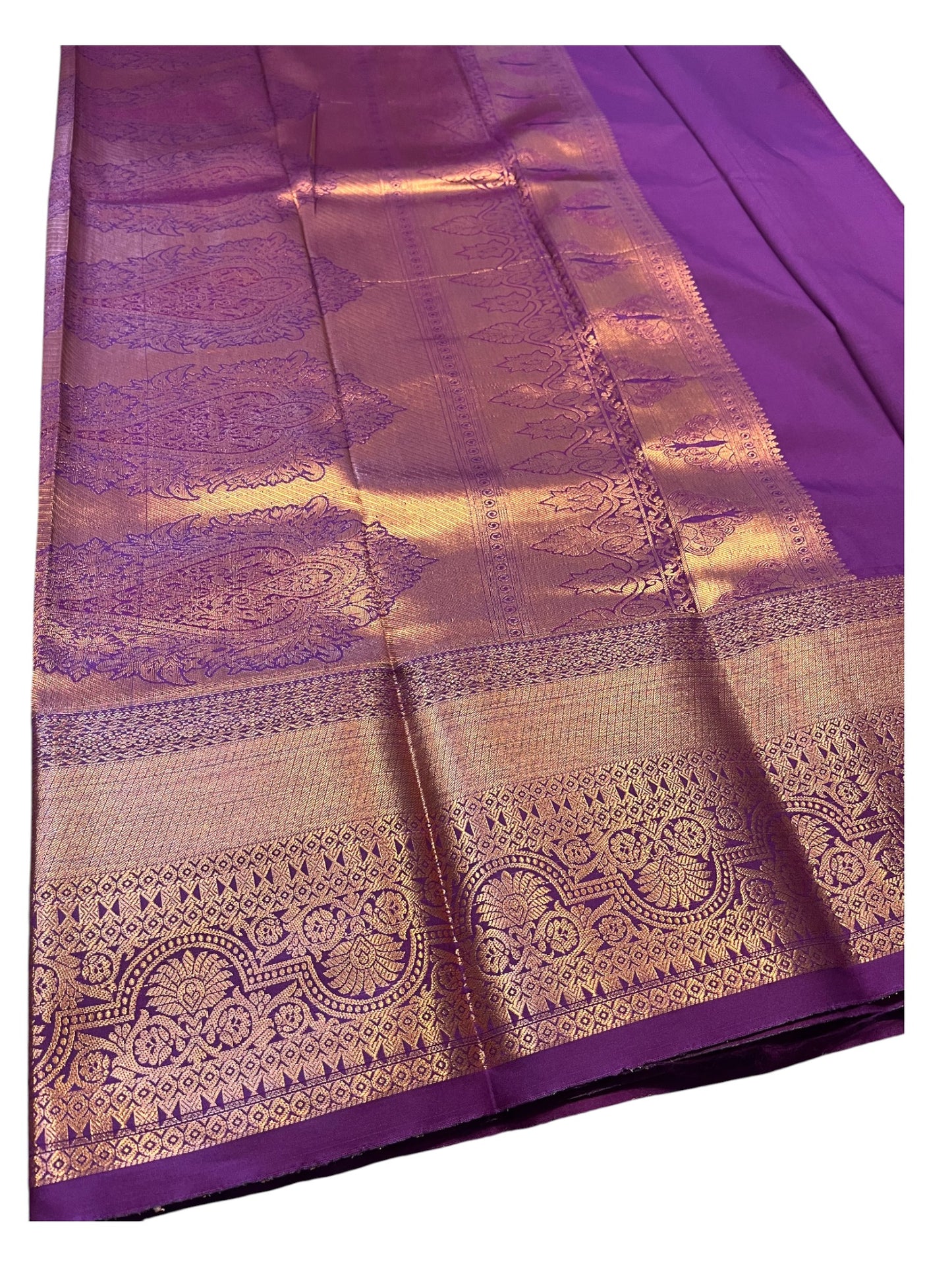 Southloom Banarasi Semi Silk Saree with Woven Work on Body (Pink)