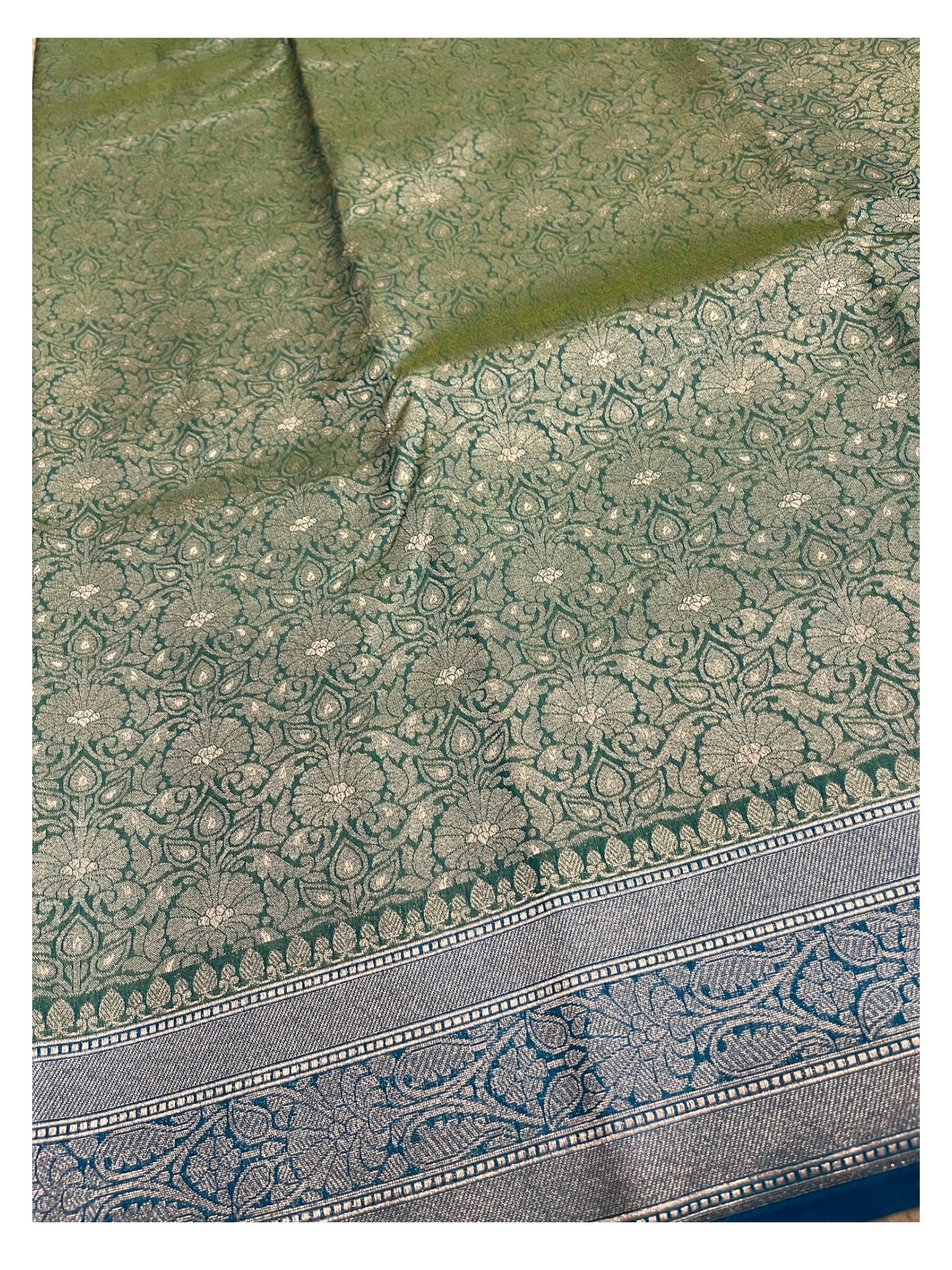Southloom  Banarasi Silk Saree with Woven Work on Body and Borders