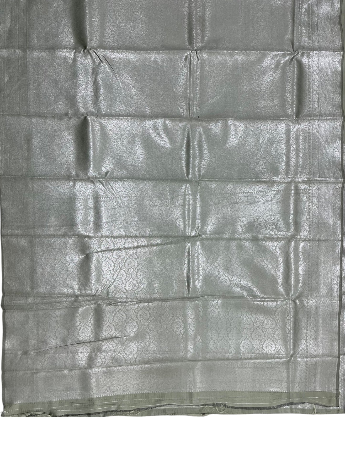 Southloom Tissue Silk Saree with Woven Work on Body and Borders