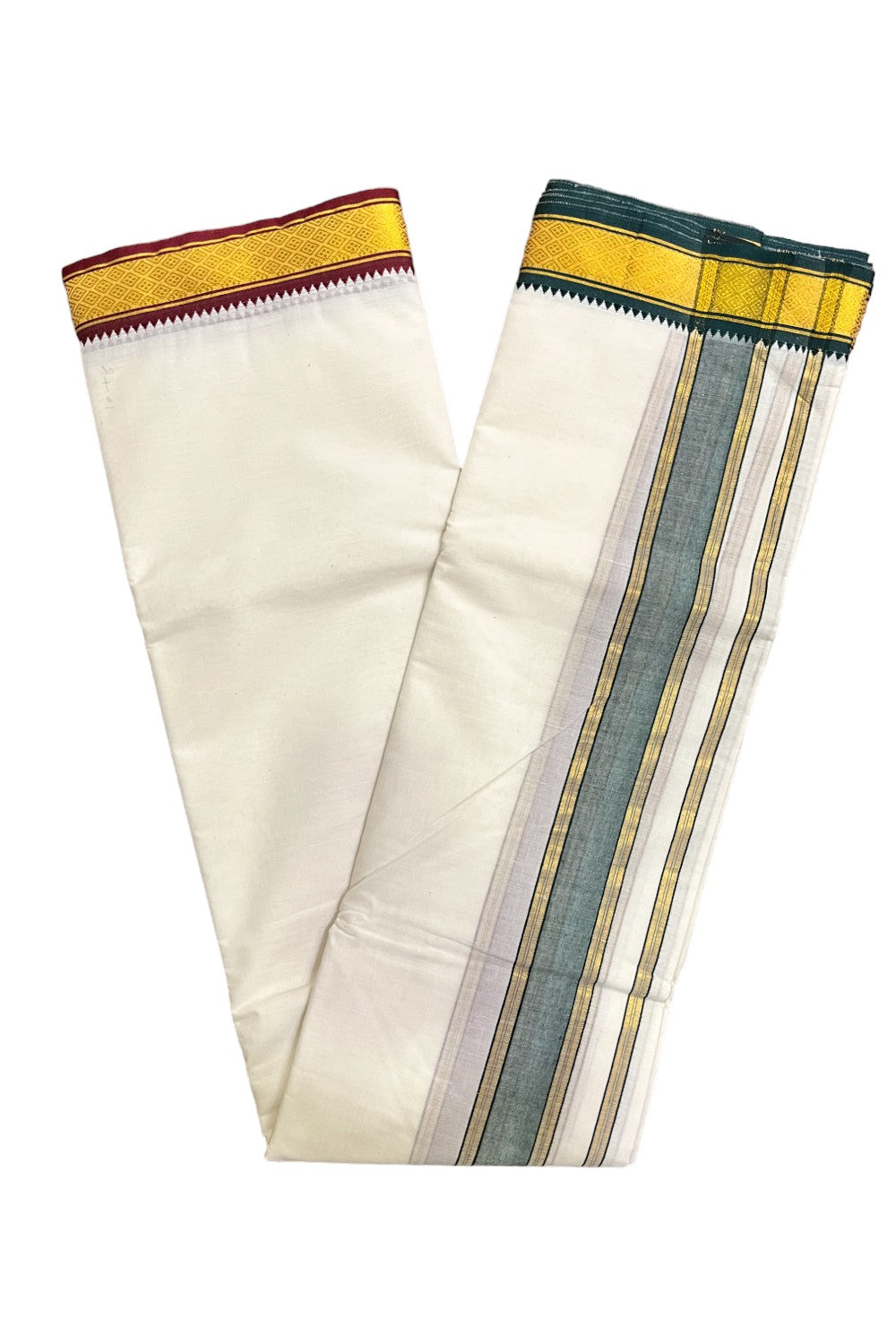 Southloom Pure Cotton Panchakacham with Angavastram (10+6) / Iyer Vesthi