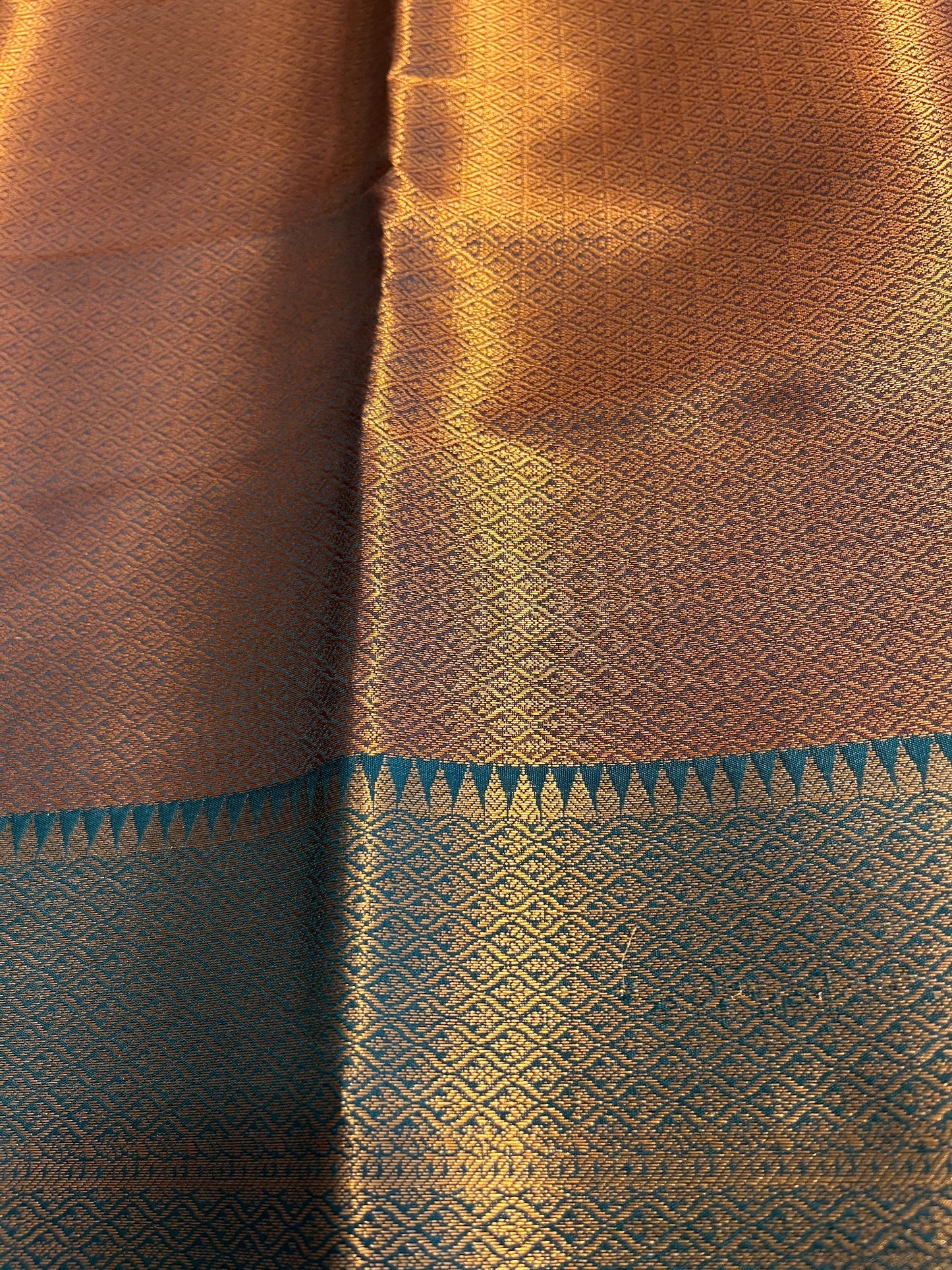 Southloom Premium Semi Silk Zari Work Brocade Saree in Bridal Peach with Matching Pallu