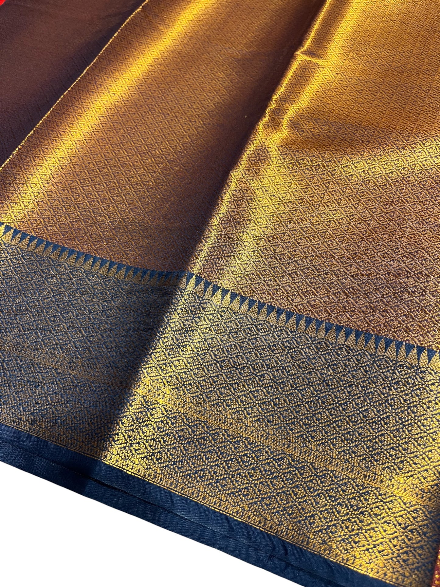 Southloom Premium Semi Silk Zari Work Brocade Saree in Bridal Red with Matching Pallu