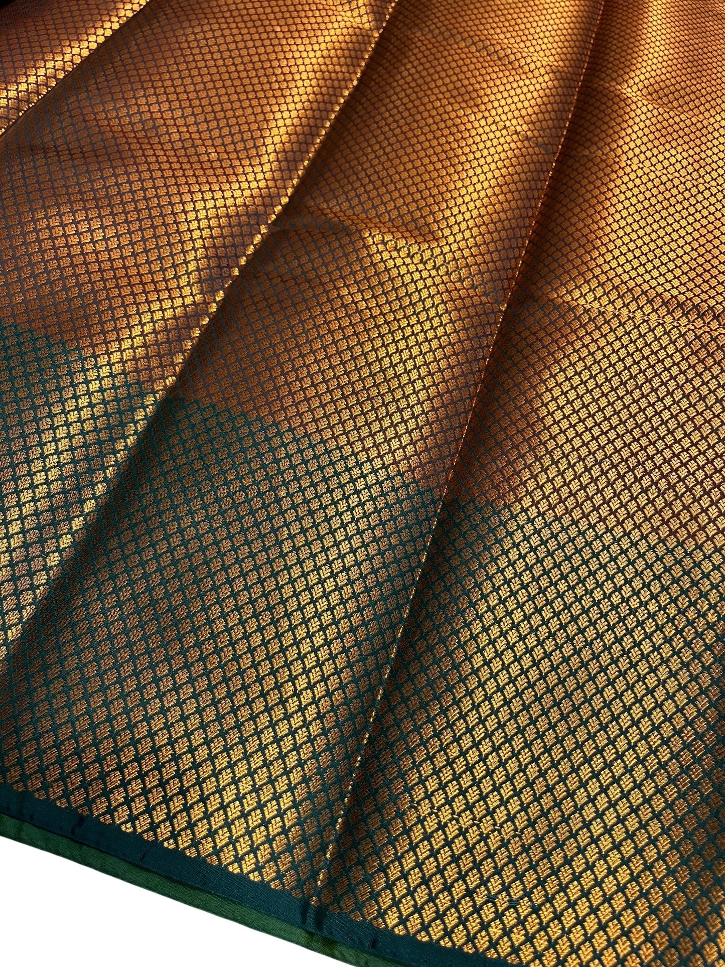 Southloom Semi Silk Brocade Bridal Saree With Woven Borders