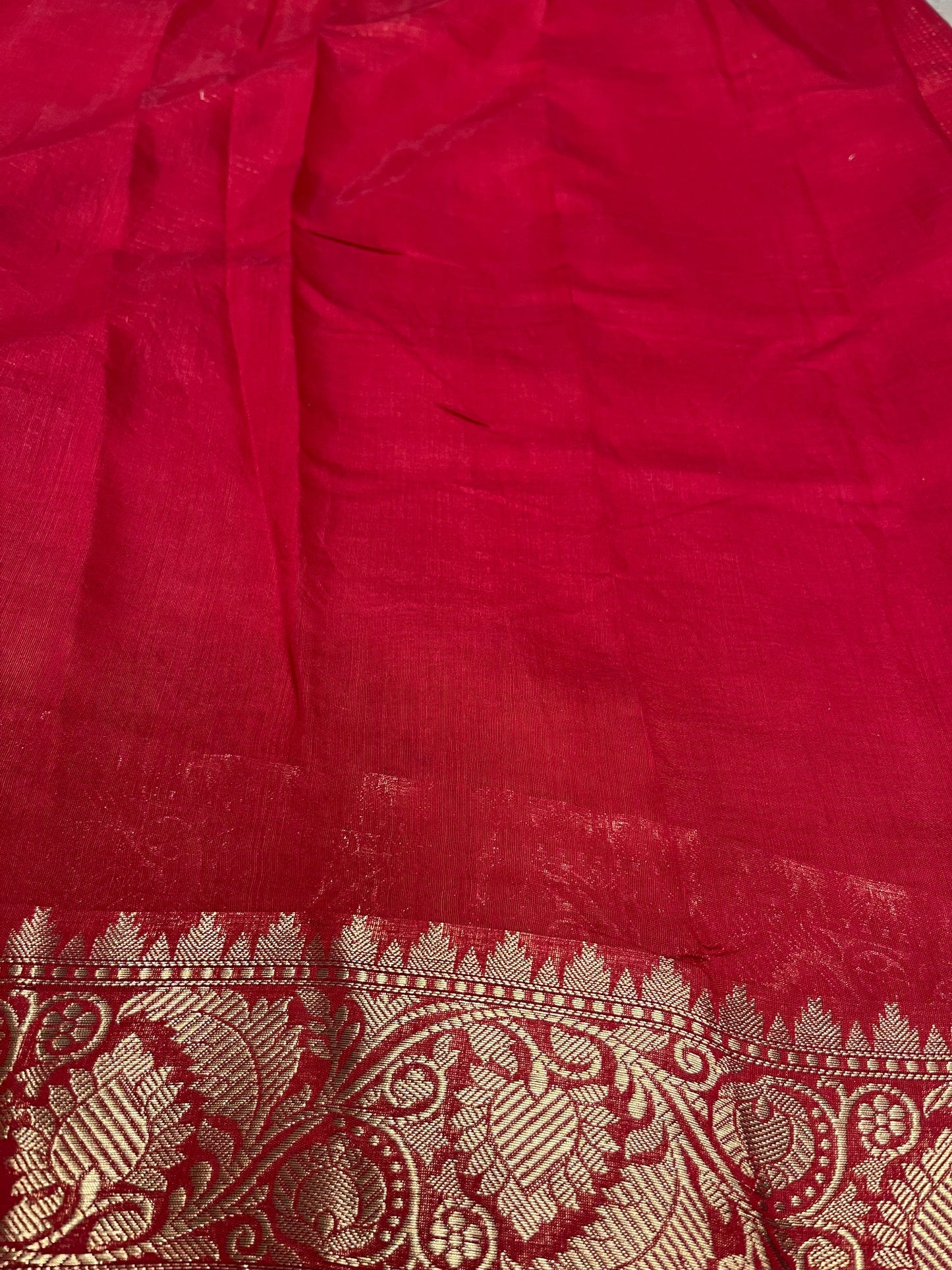 Southloom Georgete Banarasi Silk Saree with Woven Work on Body and Borders
