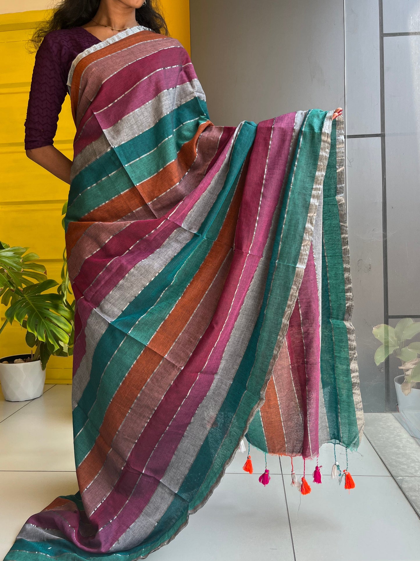 Kerala Mul Cotton Soft Fabric Saree SL215