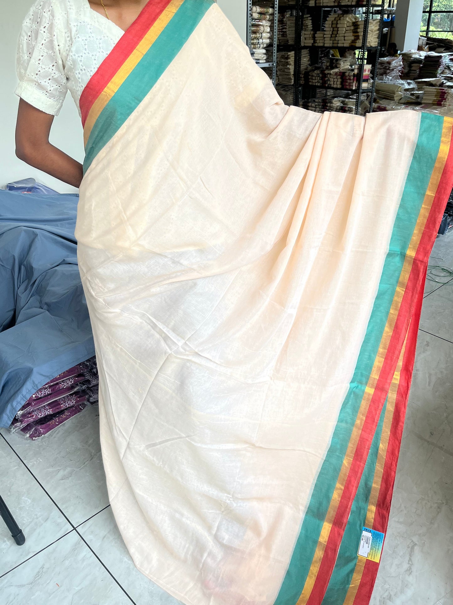 Kerala Mul Cotton Soft Fabric Saree SL215