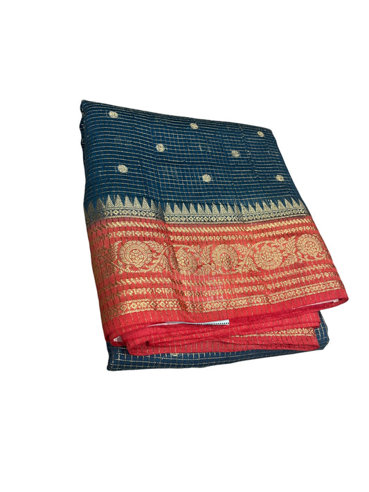 Southloom Banarasi Semi Silk Saree with Woven Work on Body