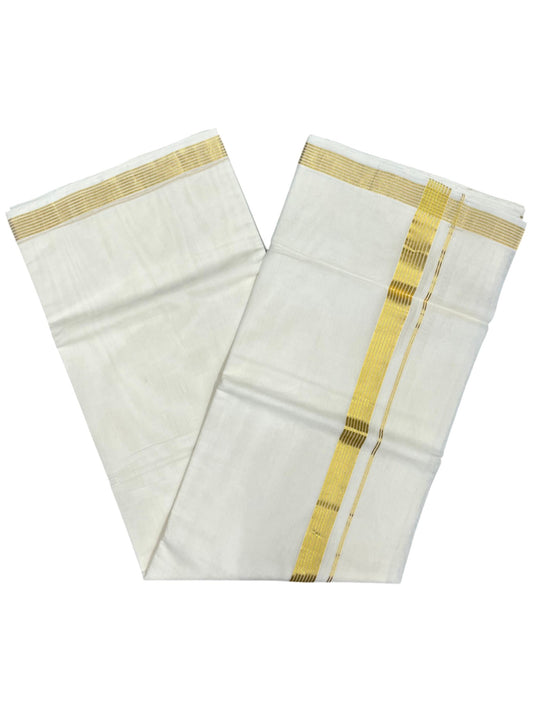 Southloom Super Premium Balaramapuram Handloom Cotton Saree with Gold Kasavu and Border