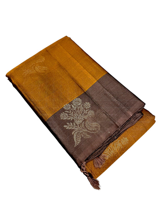 Southloom Pure Handloom Kanchipuram Silk Saree with Butta Work