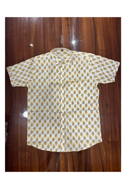 Southloom Jaipur Pure Cotton Printed Shirt For Men (Medium)