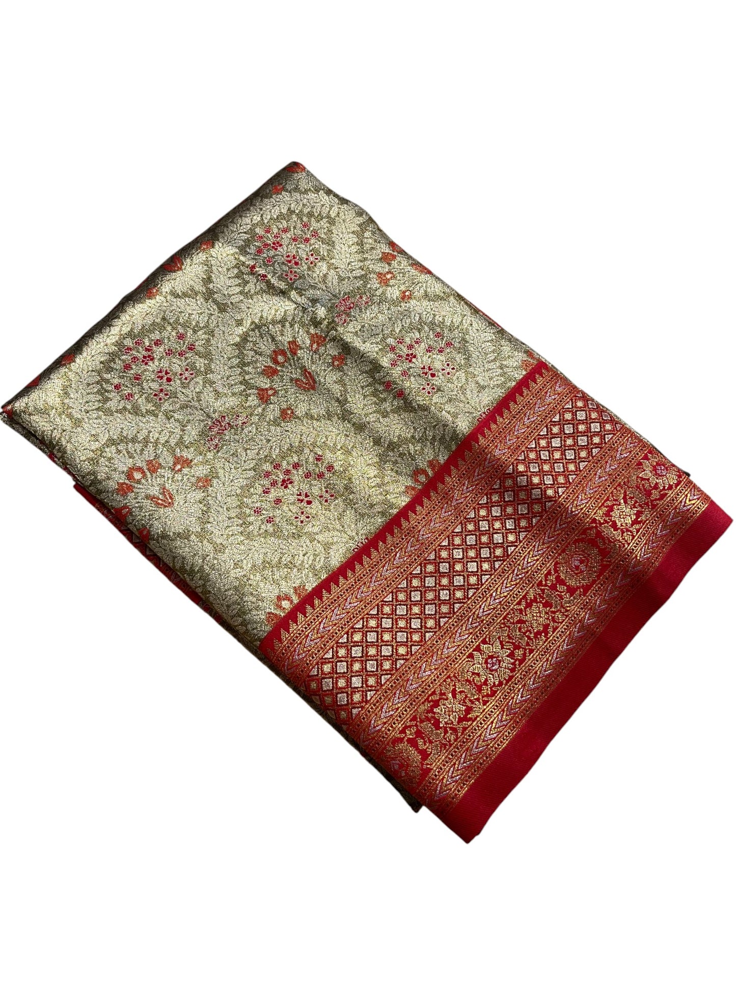 Southloom Semi Silk Saree with Woven Work on Body and Borders
