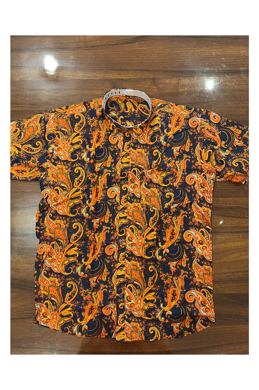 Southloom Jaipur Pure Cotton Printed Shirt For Men (XL)