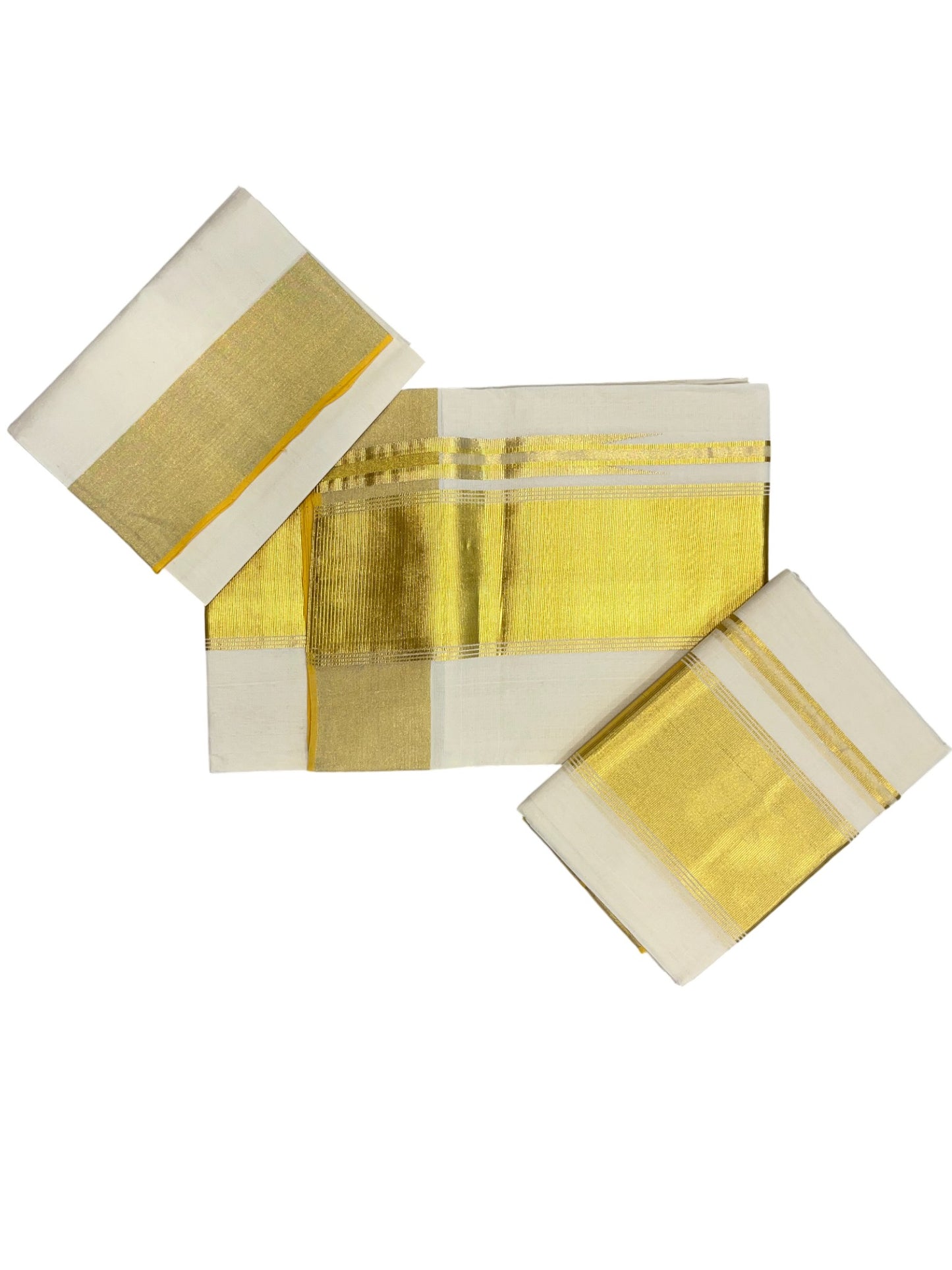 Southloom Super Premium Balaramapuram Handloom Cotton Unakkupaavu Wedding Pudava Set Mundu