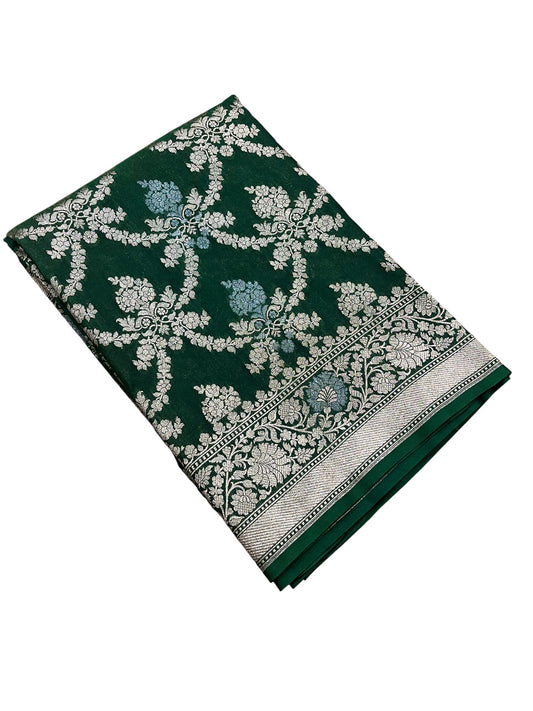 Southloom Pure Banarasi Silk Saree with Woven Work on Body and Borders