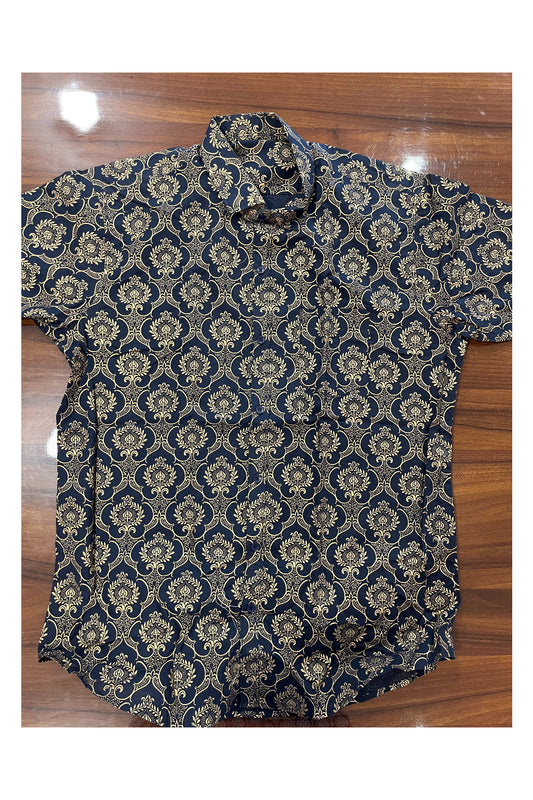 Southloom Jaipur Pure Cotton Printed Shirt For Men (3XL)