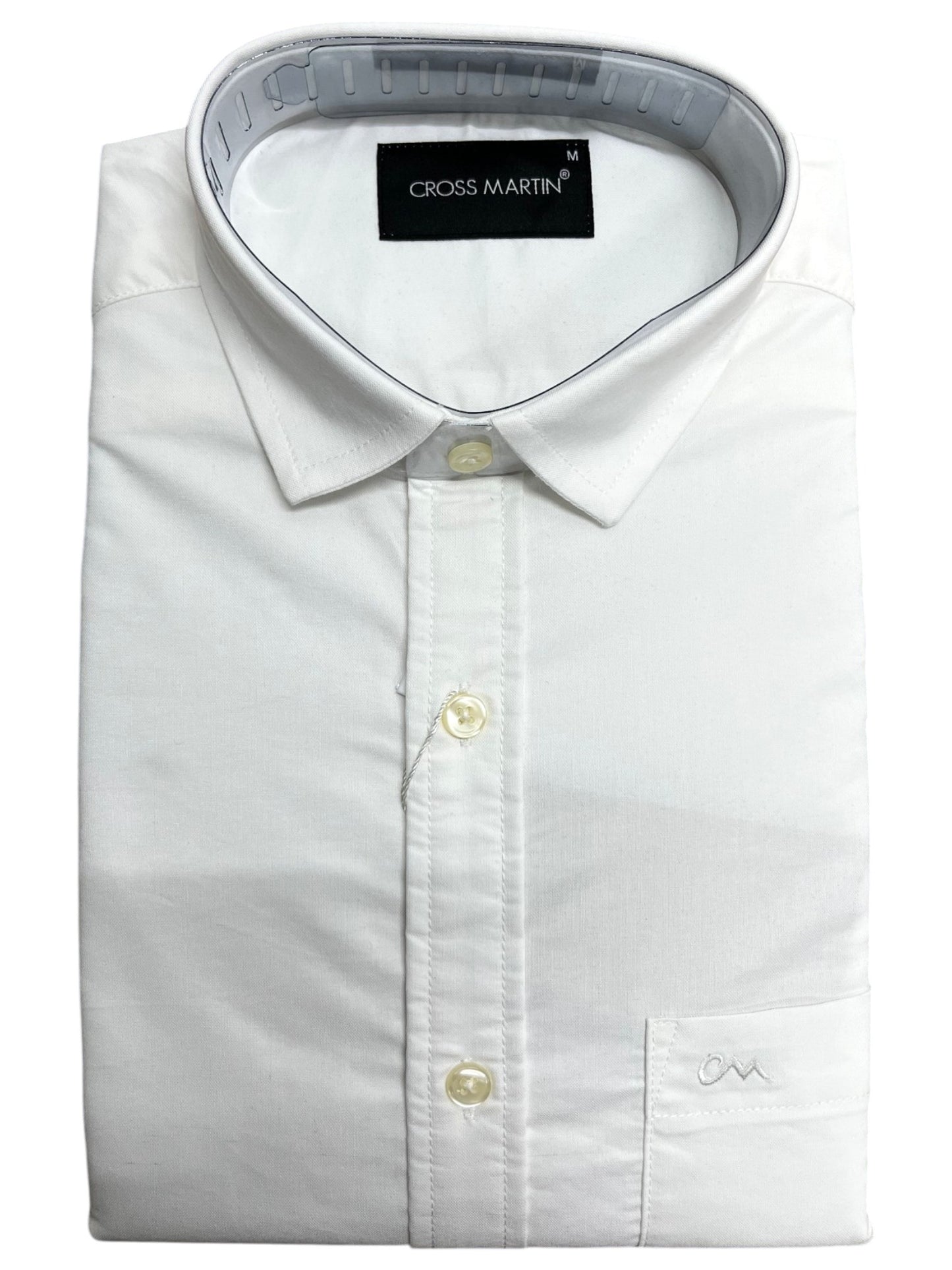 Southloom Cotton Pure White Shirt SLSHIRT 38 FS (M)