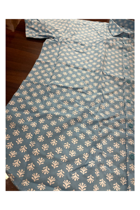 Southloom Jaipur Pure Cotton Printed Shirt For Men (5XL)