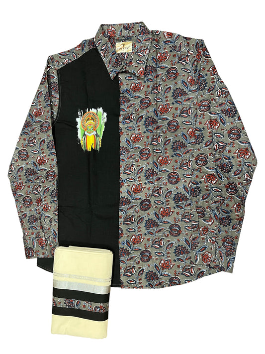 Southloom Stylish & Classy Budget Combo Shirt + Mundu for Men