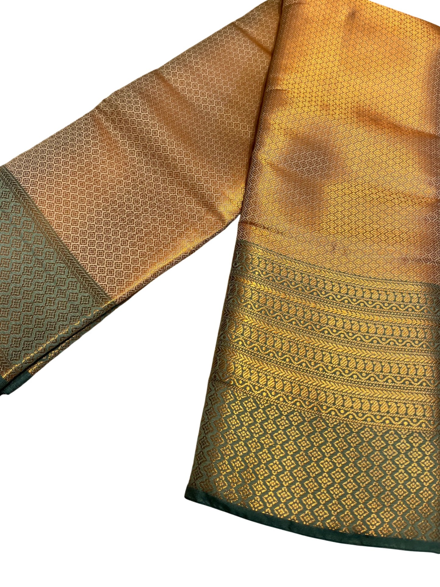 Southloom Semi Silk Brocade Bridal Saree With Woven Borders