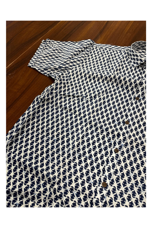 Southlooom Jaipur Pure Cotton Printed Shirt For Men (4XL)