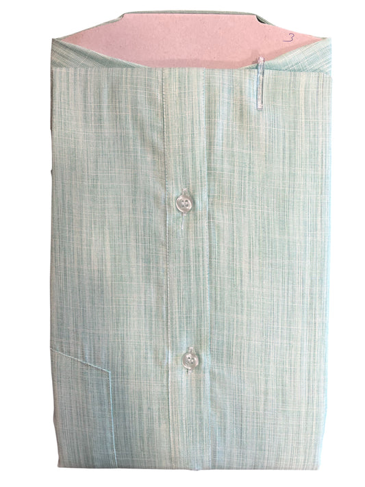 Pure Cotton  Green Plain Shirt (48 FS)