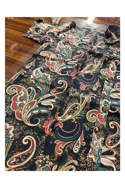 Southloom Jaipur Pure Cotton Printed Shirt For Men (Large)