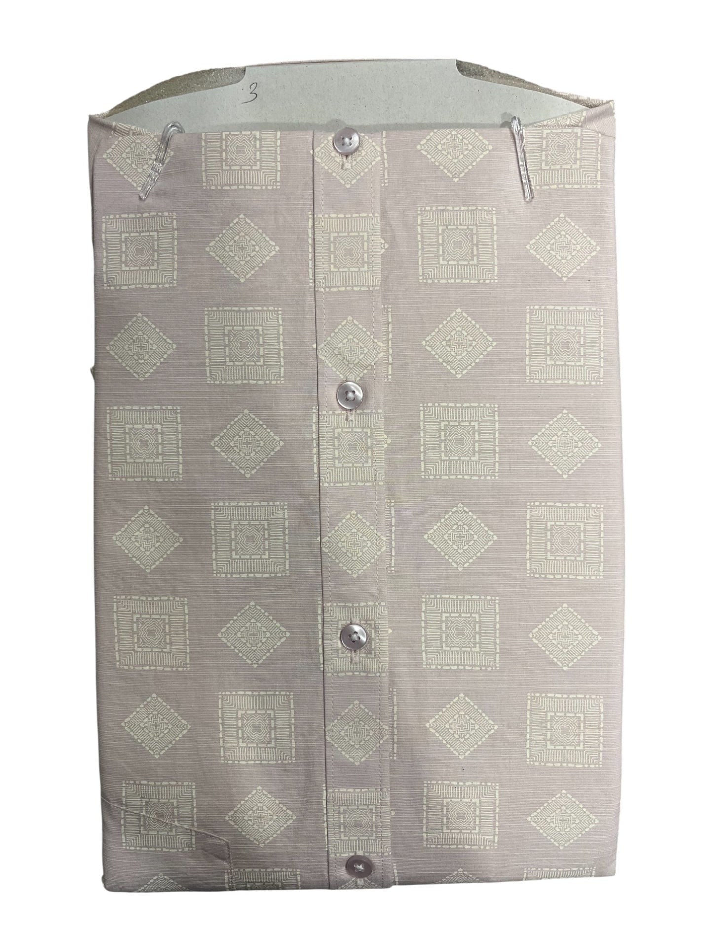 Southloom Pure Cotton Pink Printed Shirt (XL FS)