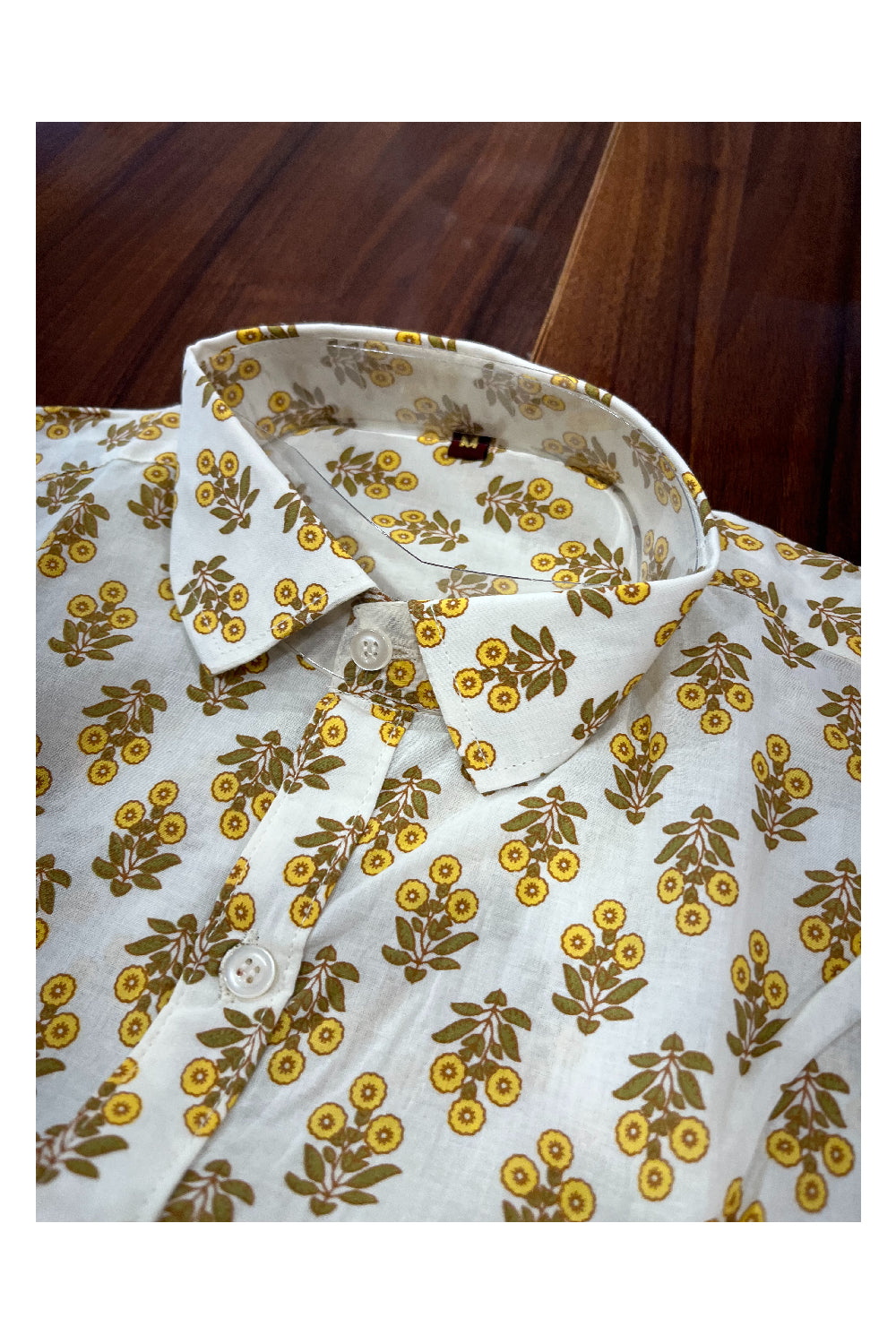 Southloom Jaipur Pure Cotton Printed Shirt For Men (Medium)