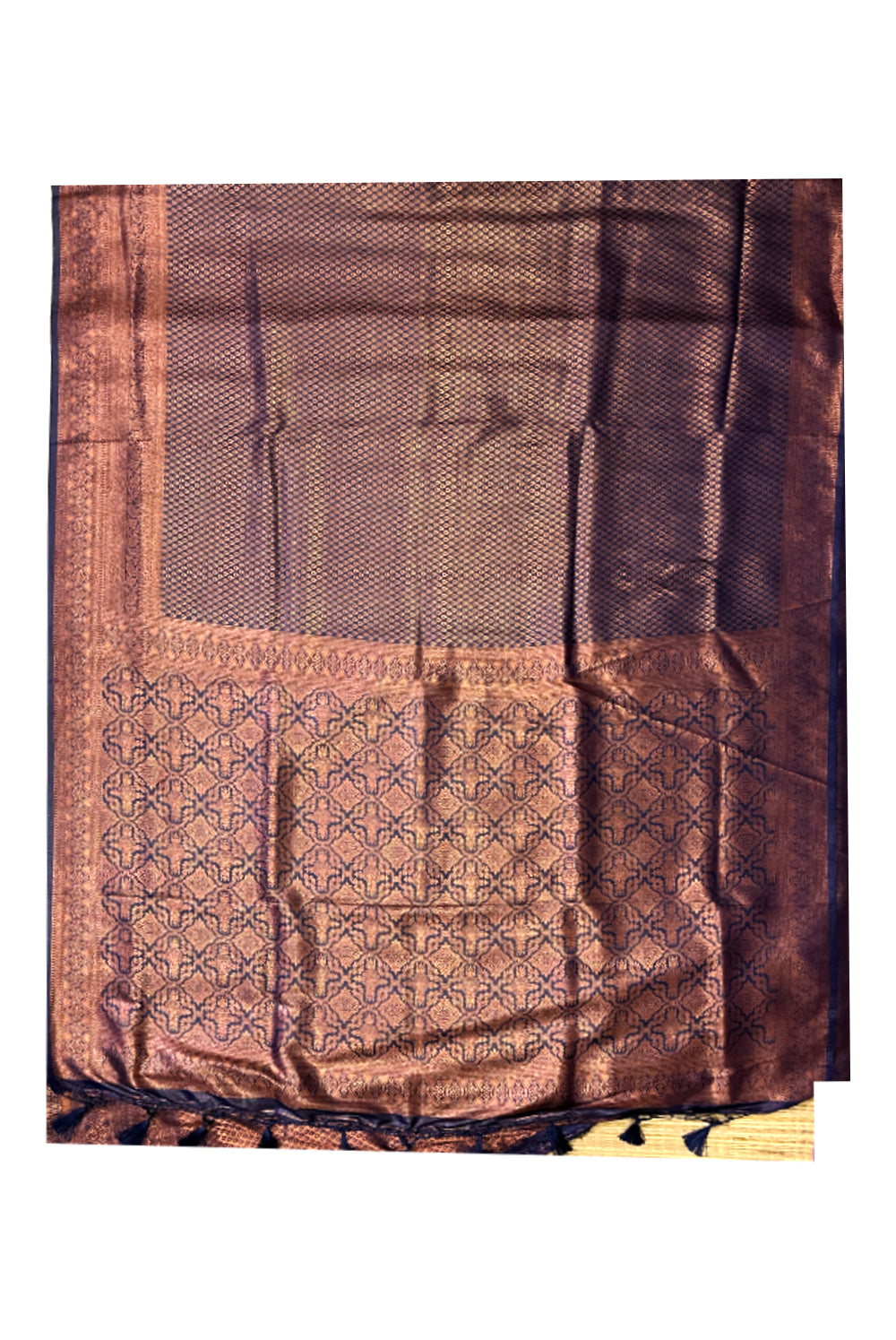 Southloom Soft Silk Purple Designer Saree