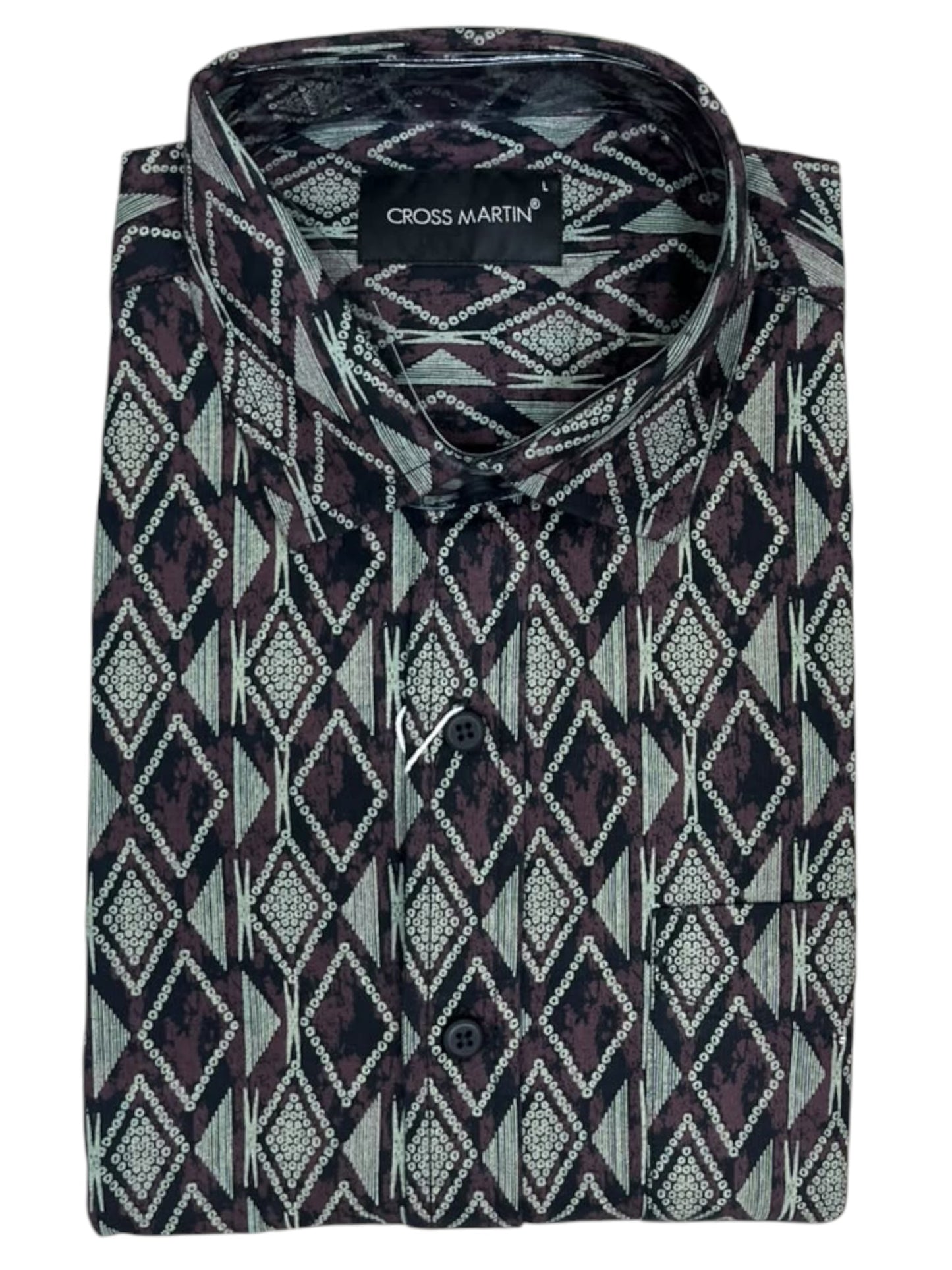 Southloom Pure Cotton  Printed Shirt SLSHIRT 40 FS