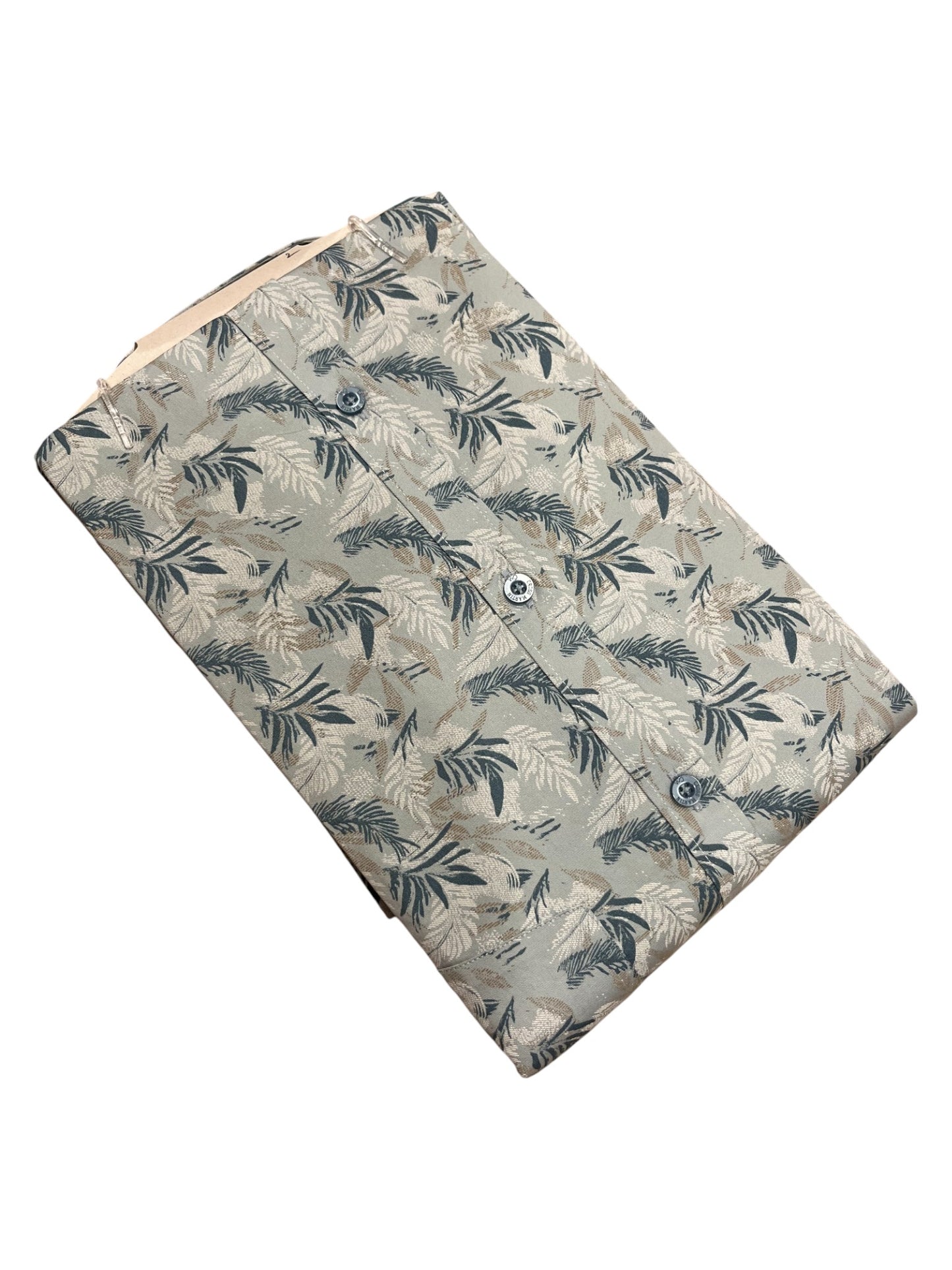 Southloom Pure Cotton Gray Printed Shirt (44 FS)