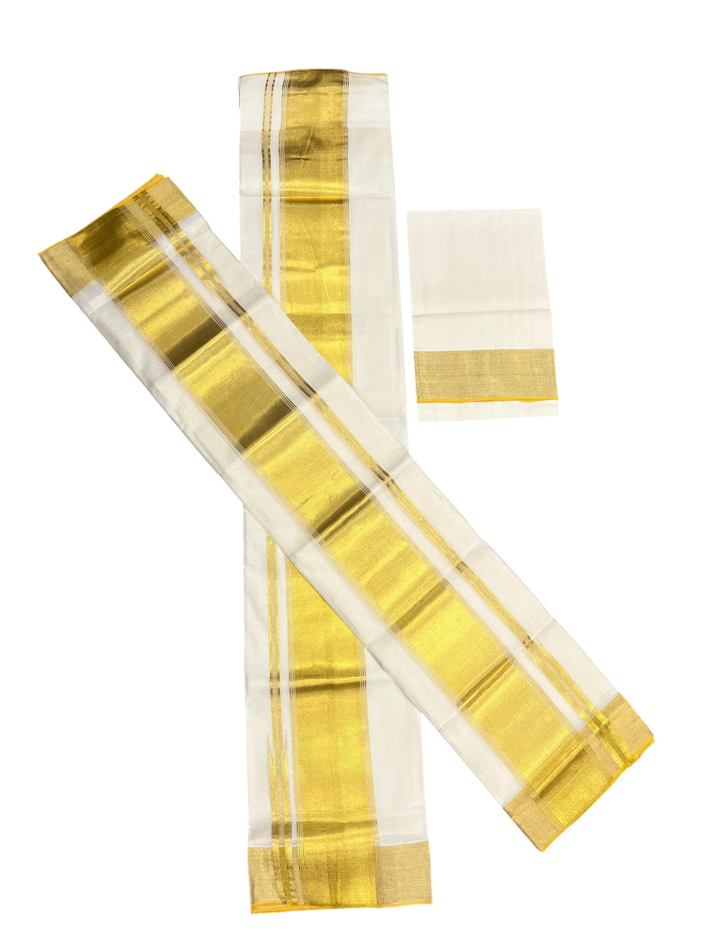 Southloom Super Premium Balaramapuram Handloom Cotton Unakkupaavu Wedding Pudava Set Mundu