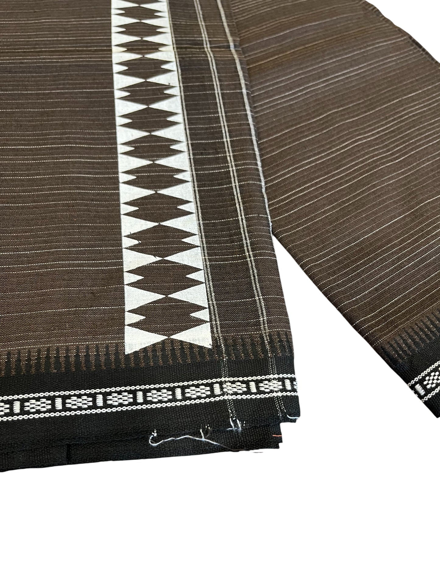 Southloom Brown Printed Single Mundu / Otta Mundu / Lungi (South Indian Kerala Dhoti)