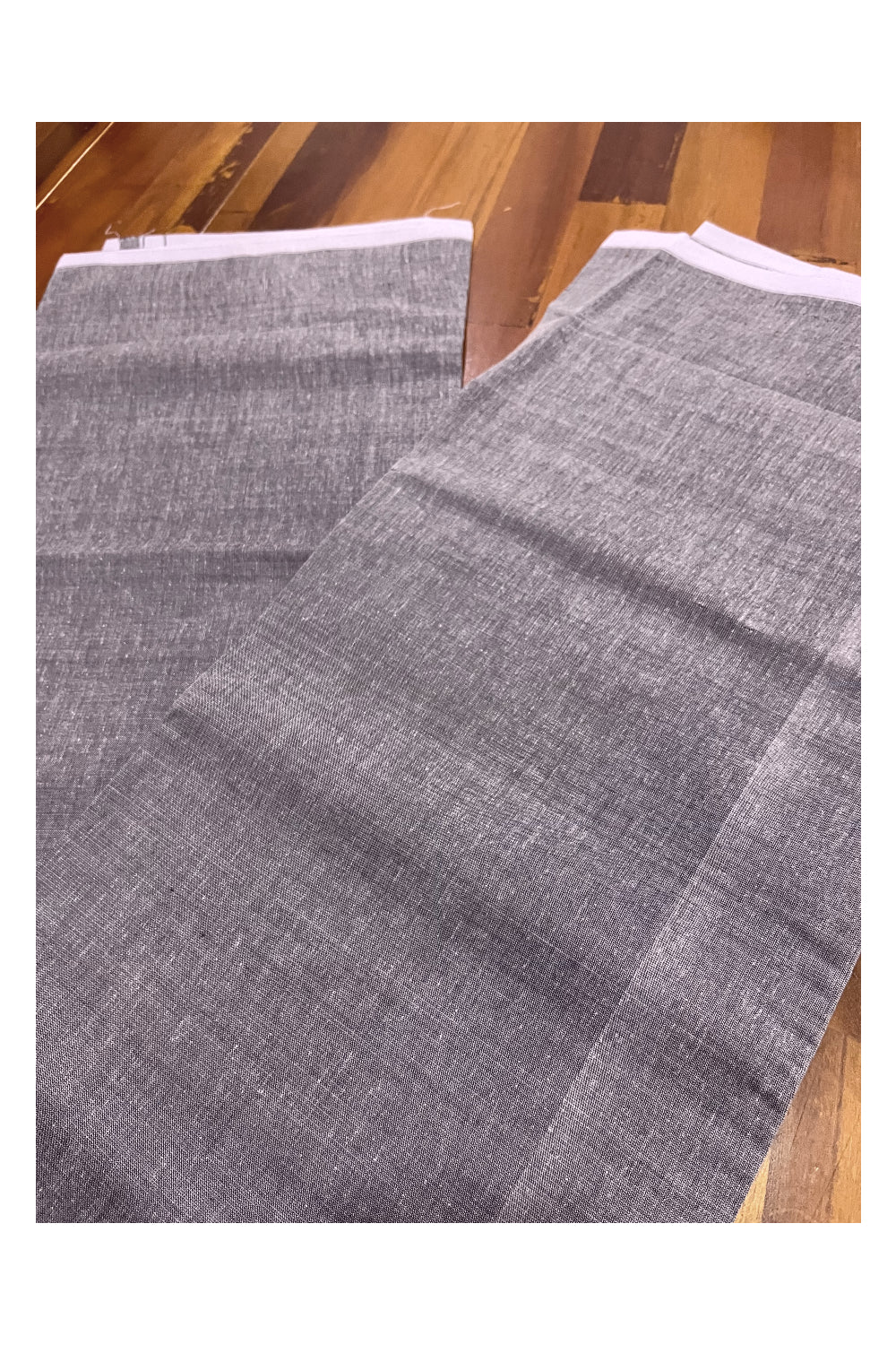 Southloom Grey Single Mundu / Otta Mundu / Lungi (South Indian Kerala Dhoti)